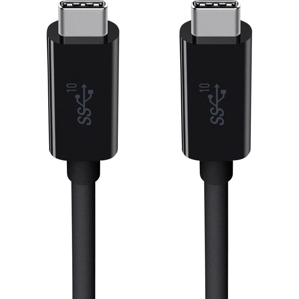 Belkin USB 2.0 Priključni kabel [1x Muški konektor USB-C&trade; - 1x Muški konektor USB-C&trade;] 1 m Crna utikač primjenjiv s o slika
