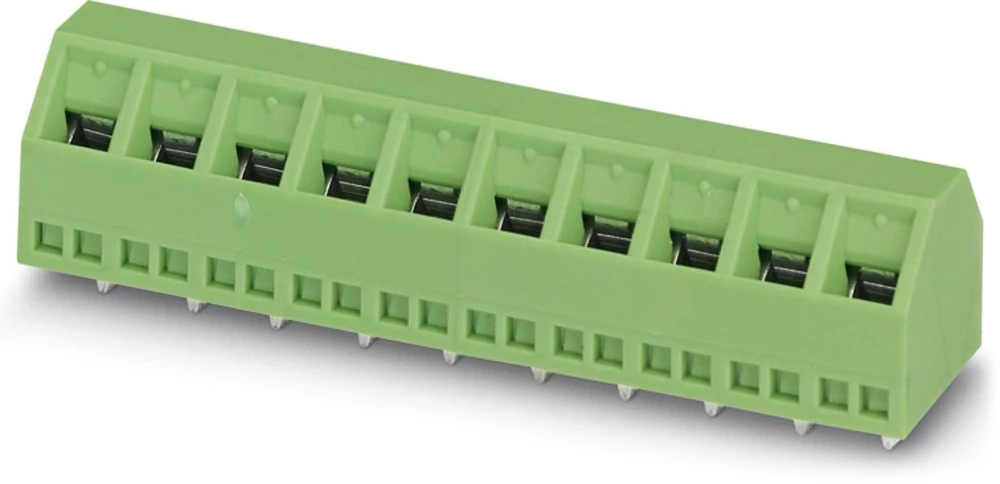 Vijčana blok stezaljka 1.50 mm broj polova: 6 SMKDSN 1,5/ 6 Phoenix Contact zelene boje 100 kom. slika