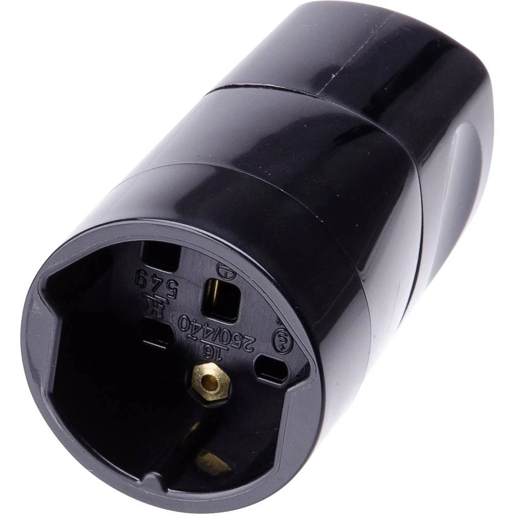 Max Hauri 111650 spojnica za napajanje za švajcarsku plastika  400 V crna slika