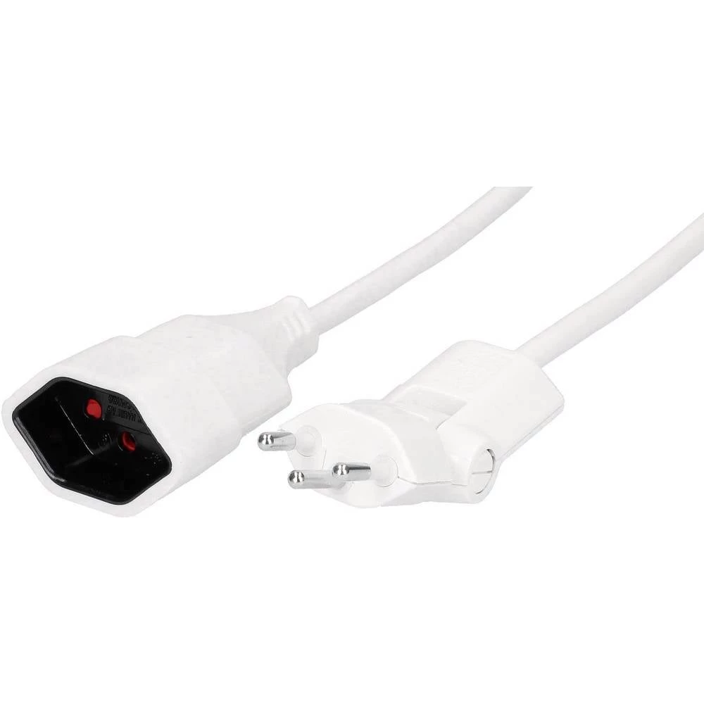 Max Hauri 129050 struja produžetak   bijela 1.00 m H05VV-F 3G 1,0 mm² slika