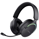 Trust GXT491 FAYZO igre Over Ear Headset Bluetooth® virtual surround crna Surround zvuk, utišavanje mikrofona, kontrol