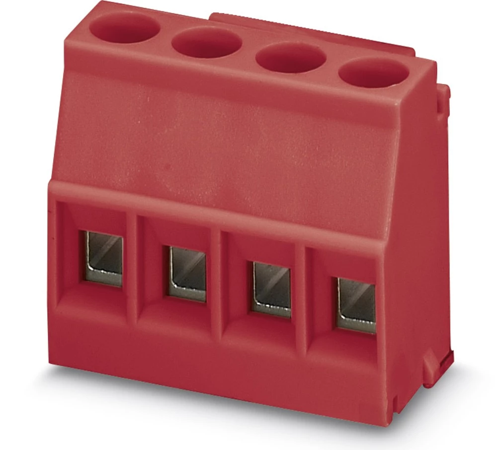 Vijčana blok stezaljka 2.50 mm broj polova: 4 MKDSO 2,5/ 4-L RD Phoenix Contact Rot 50 kom. slika