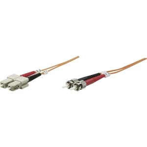 Staklena vlakna Svjetlovodi Priključni kabel [1x Muški konektor ST - 1x Muški konektor SC] 50/125 µ Multimode OM2 3 m Inte slika