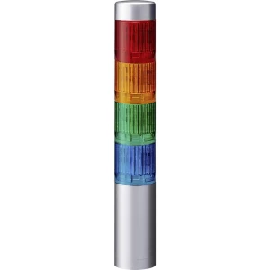 Signalni toranj LED Patlite LR4-402WJNU-RYGB 4-bojno, Crvena, Žuta, Zelena, Plava boja 4-bojno, Crvena, Žuta, Zelena, Plava boja slika