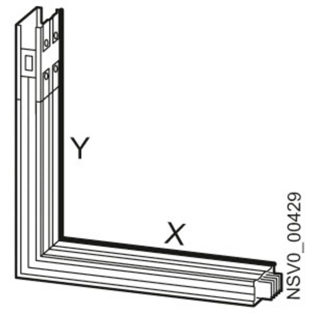 Siemens BVP:261879 kutija za šine aluminij svijetlosiva 699 mm² 1000 A slika