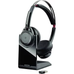 Plantronics UC B825 Telefonske slušalice Bluetooth Bežične Na ušima Crna