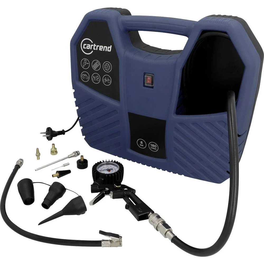 cartrend 10737 kompresor 8 bar analogni manometar slika
