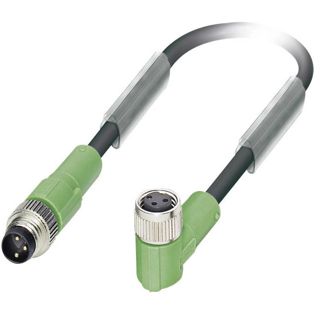 Utični konektor za senzor/aktivator, konfekcionirani M8 Ravni muški konektor, Žženski konektor, ravni 0.60 m Broj polova: 3 Phoe slika