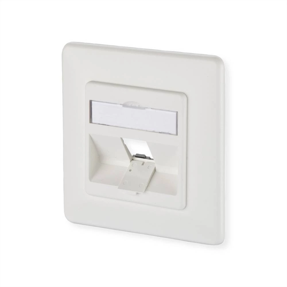 Mrežna utičnica Podžbukna, Zidni kabelski kanal Upotreba/utičnica sa središnjom pločom i okvirom Neopremljeno 1 ulaz Metz Connec slika