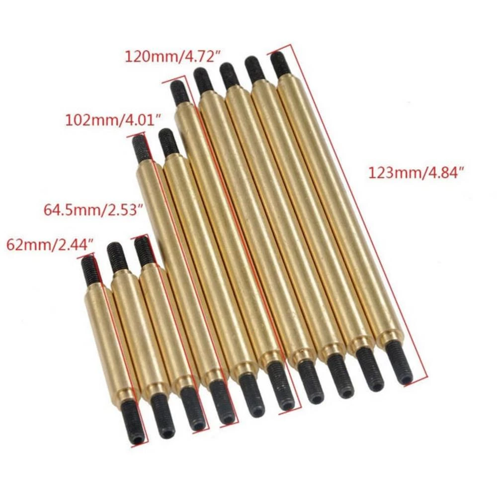 TSP Racing TSP-600710 tuning dio TSP-Racing HD mesingane veze Traxxas TRX-4 324 međuosovinski razmak - 240g slika