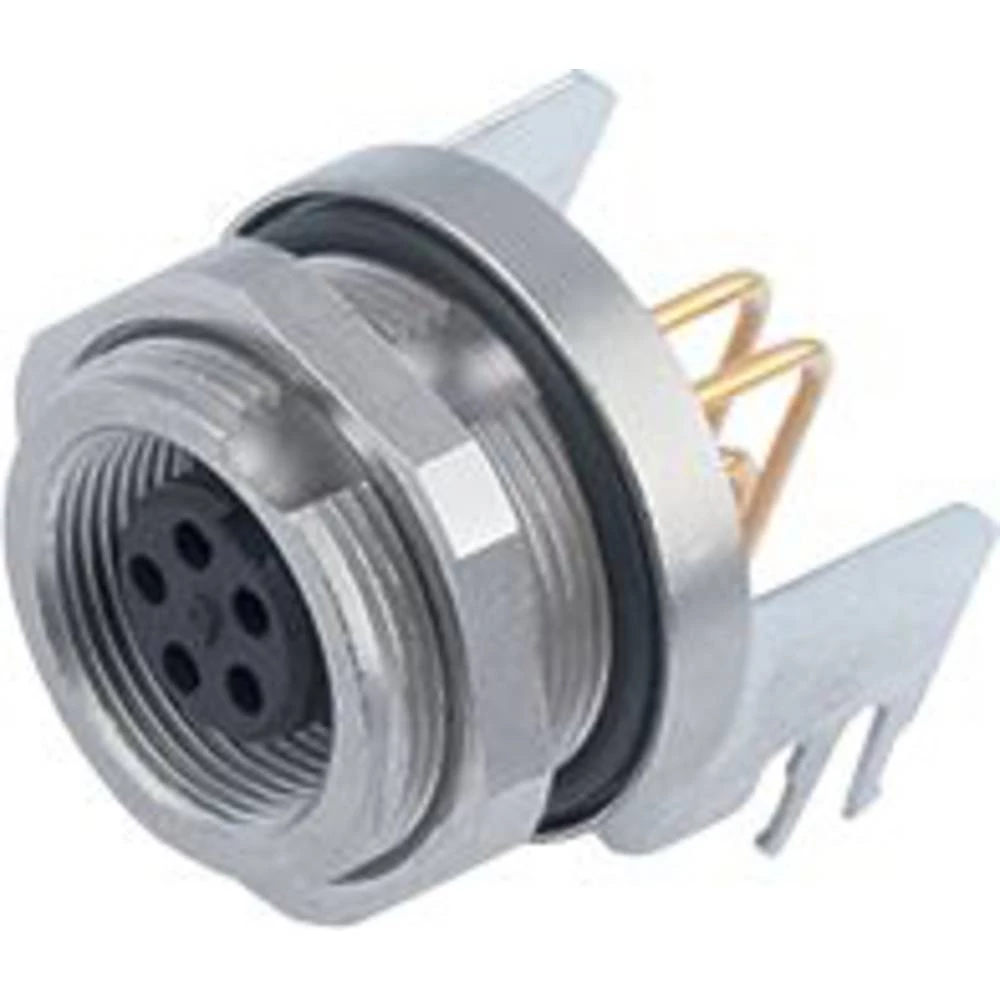 binder 09 0416 55 05-20 utičnica s prirubnicom ženski konektor, kutni, ženski konektor za prirubnicu Ukupan broj polova: slika