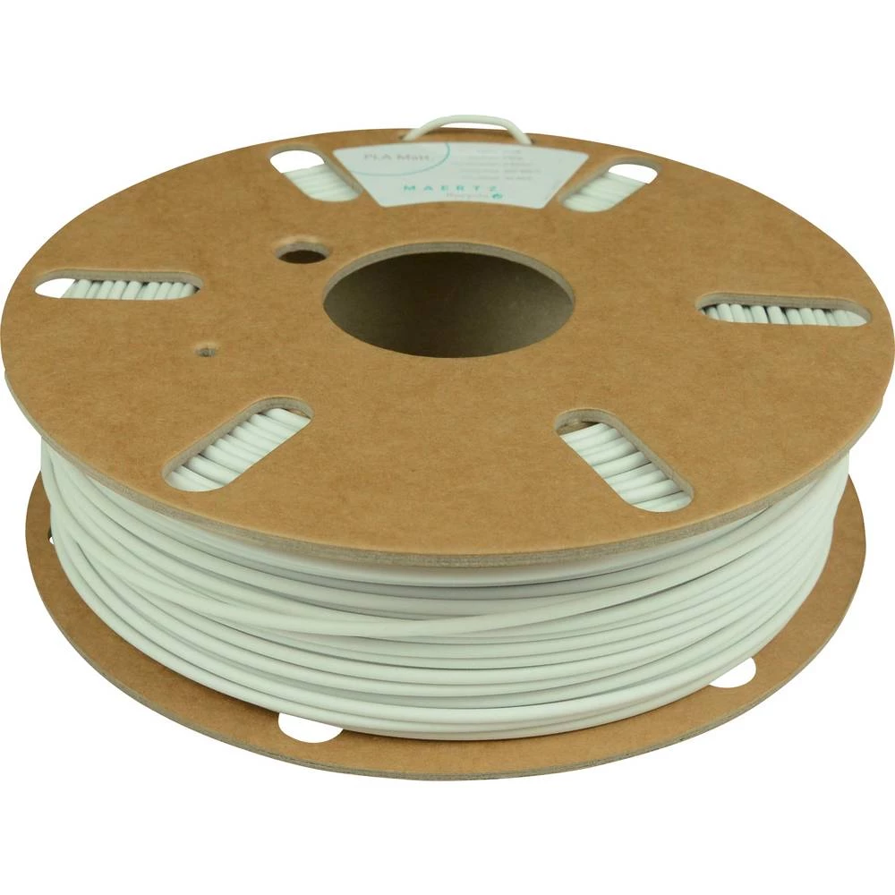 Maertz PMMA-1002-003 Polyactic-Acid matt 3D pisač filament pla 1.75 mm 750 g bijela, mat slika