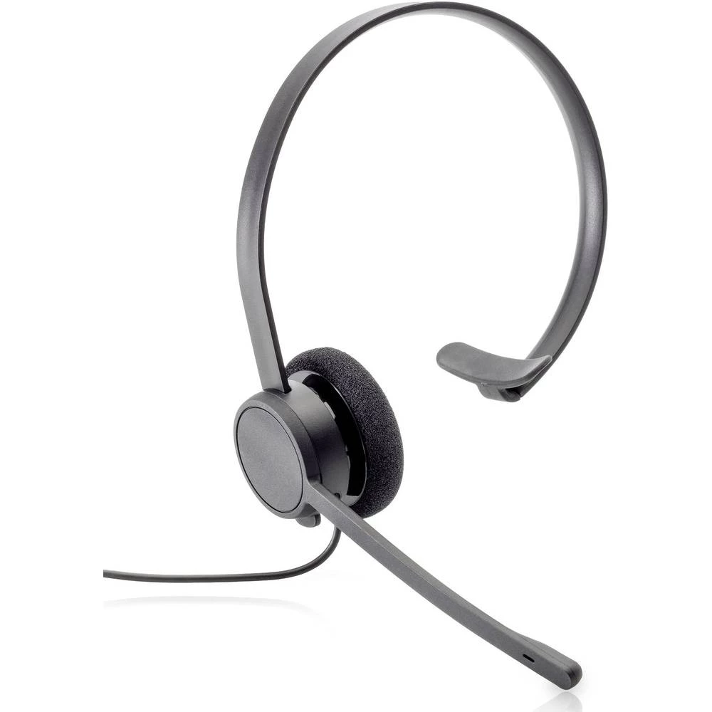 Auerswald COMfortel H-100 Telefonske slušalice RJ9 priključak Sa vrpcom Na ušima Crna slika