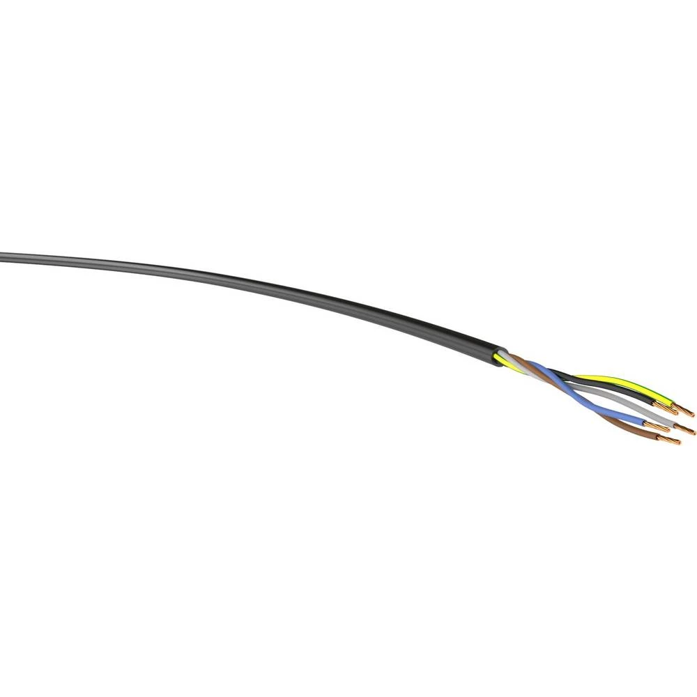 VER H05VV-F 5G1,0 sw Eca Ri100 energetski vod H05VV-F 5 G 1 mm² crna 100 m slika