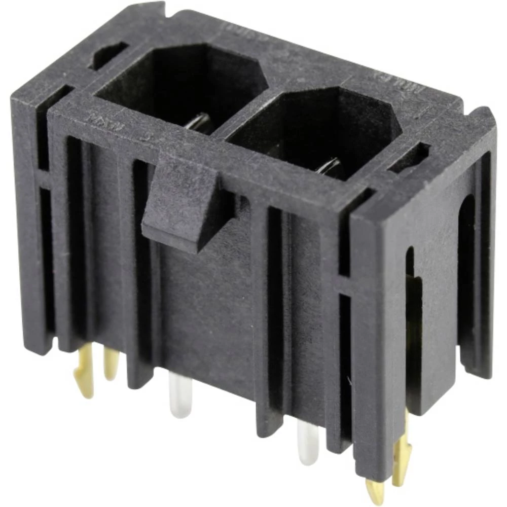 Molex ugradna standardna letva s muškim kontaktima  Ukupan broj polova 2 Raster: 7.5 mm 431602102 1 St. Tray Molex 431602102 Sabre Vertical Header, 2 Circuits, Glow-Wire Capable, PCB Thicknes slika