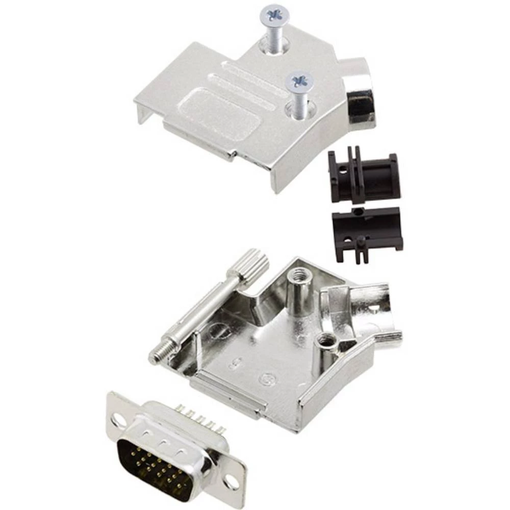 Komplet D-SUB pinskih konektora 45 ° Broj polova: 62 Lemni kup Amphenol 1 ST slika