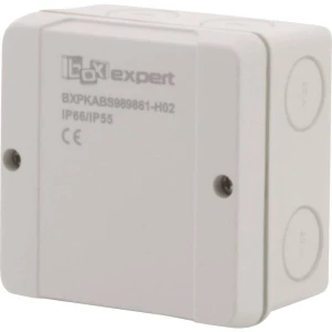 Boxexpert BXPKABS989861-H02 instalacijsko kućište 98 x 98 x 61 ABS svijetlosiva 10 St. slika