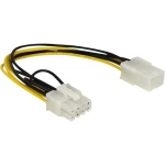 Struja Priključni kabel [1x 8-polni muški konektor PCI-E - 1x 6-polni ženski konektor PCI-E] 0.20 m Žuta, Crna Delock