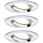 Paulmann Nova Plus Ugradno svjetlo za kupaonicu 3-dijelni komplet LED LED 20.4 W IP65 Krom boja