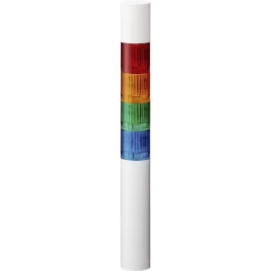 Signalni toranj LED Patlite LR4-4M2WJBW-RYGB 4-bojno, Crvena, Žuta, Zelena, Plava boja 4-bojno, Crvena, Žuta, Zelena, Plava boja slika