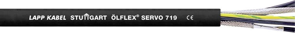 Kabel za upravljanje servo motora ÖLFLEX&reg; SERVO 719 4 G 2.50 mm + 2 x 1 mm crne boje LappKabel 1020073/500 500 m slika