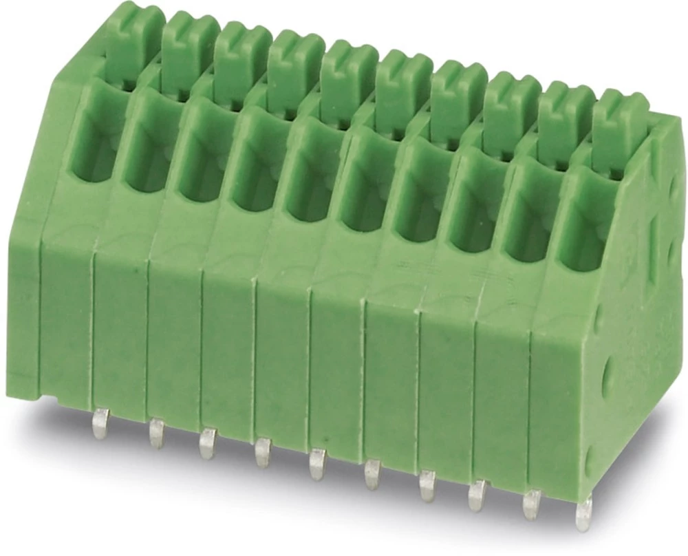 Opružna blok stezaljka 0.50 mm broj polova: 2 PTSA 0,5/ 2-2,5-F Phoenix Contact zelene boje 250 kom. slika
