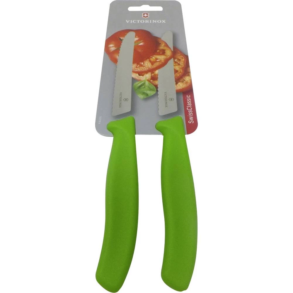 Victorinox 6.7836.L114B nož za rajčicu zelena slika