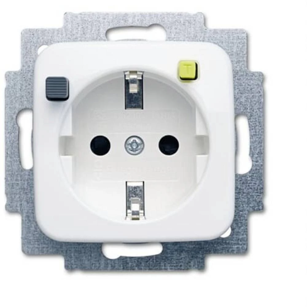 ABB 2CKA003116A0660  utičnica sa zaštitnim kontaktom   IP20 čista bijela (RAL 9010), bijela slika