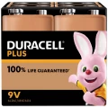 Duracell MN1604 Plus 9 V block baterija alkalno-manganov  9 V 4 St. slika