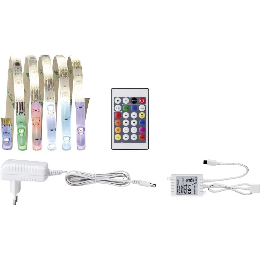 Paulmann 70909 led traka-kompletan set s utikačem 12 V 1.5 m RGBw < slika