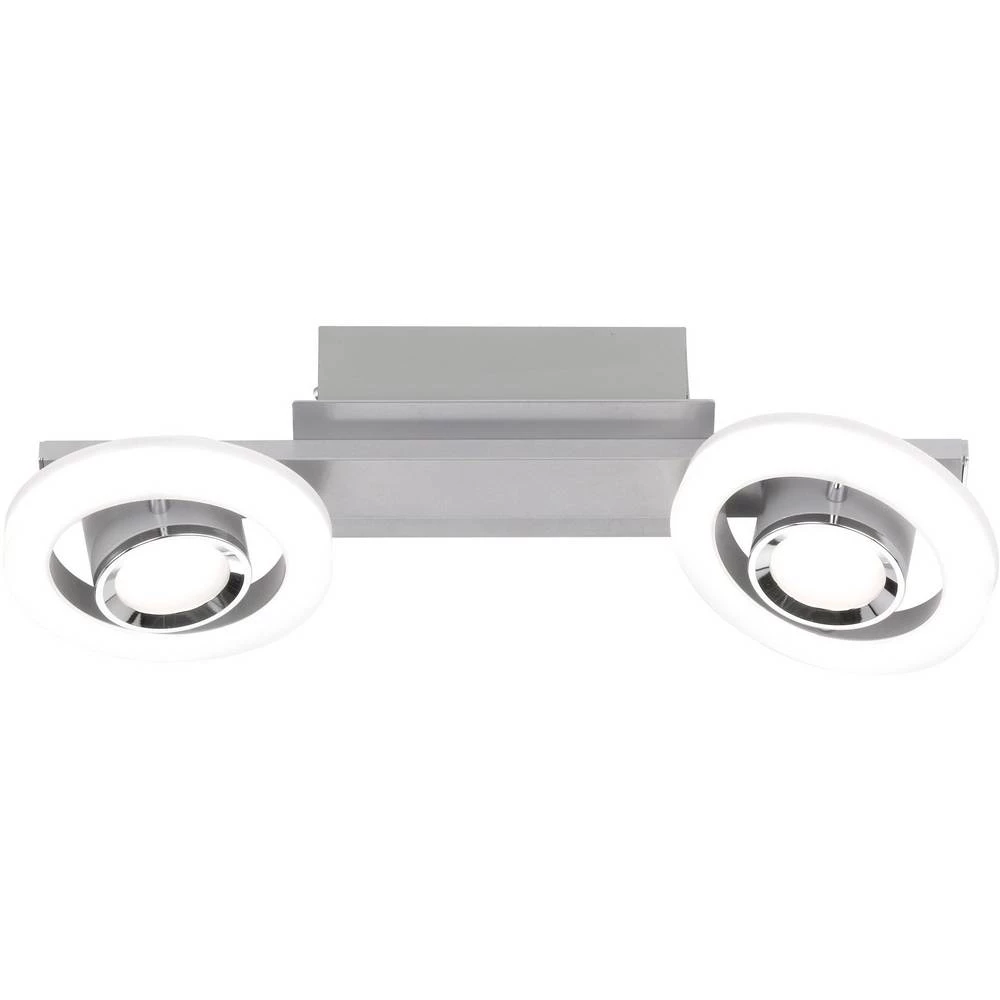 LED stropni reflektor 16.60 W Toplo-bijela WOFI DETROIT 7381.04.70.7000 Srebrna slika