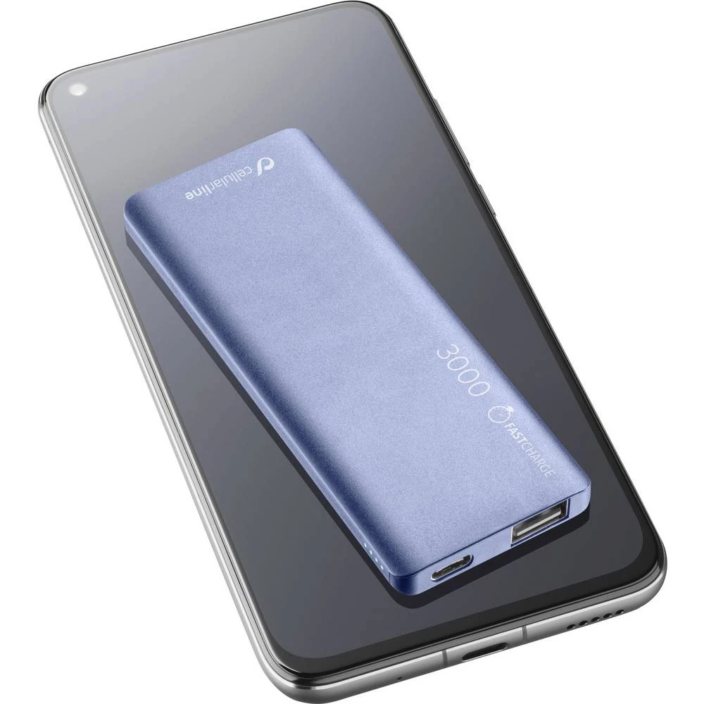 Cellularline  powerbank (rezervna baterija) lipo 3000 mAh FREEPSLIM3000B slika
