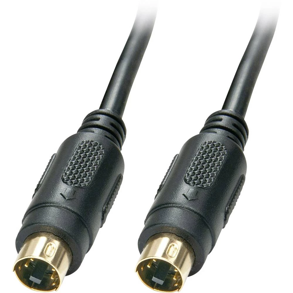 LINDY S-Video video priključni kabel [1x S-Video-utikač - 1x S-Video-utikač] 2.00 m crna slika