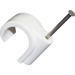 TRU COMPONENTS kabelske obujmice TC-9011596 Snop Ø, područje 12 mm (max) Snop Ø (čvrsto)=12 mm bijela 100 St. slika