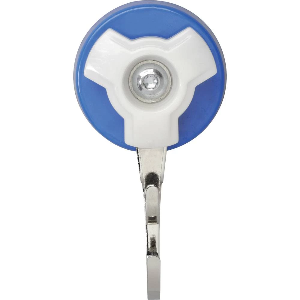 Maul Magnet (&Oslash; x V) 56 mm x 40 mm Okrugli, s dvostrukom kukom Plava boja, Srebrna 1 ST 6155935 slika