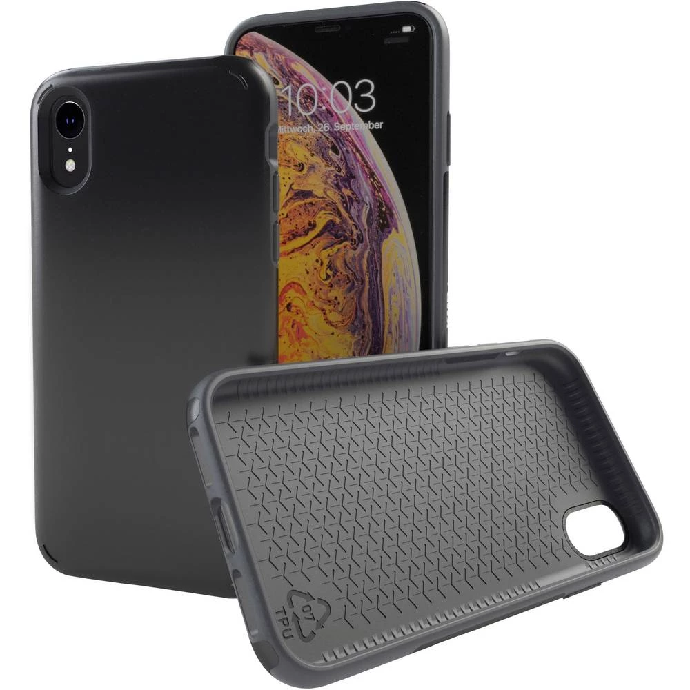 iPhone stražnji poklopac KMP Sporty Case Pogodno za: Apple iPhone XR, Prozirna slika