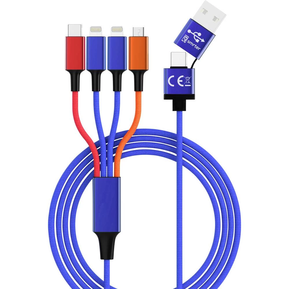 Smrter USB kabel za punjenje 120 cm višebojna SMRTER_ELITE_L_MIX slika