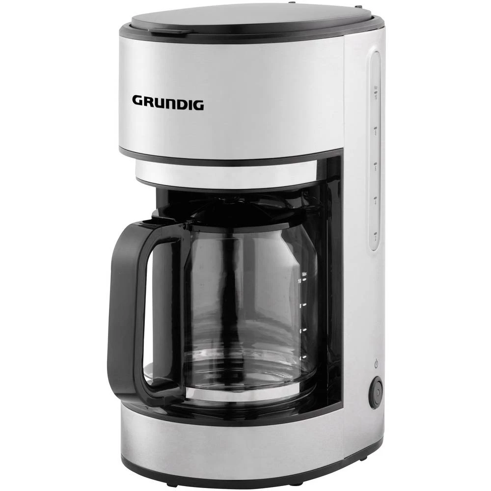 Aparat za kavu Grundig KM 5620 Plemeniti čelik, Crna Kapacitet čaše=10 Stakleni vrč, Funkcija održavanje toplote slika