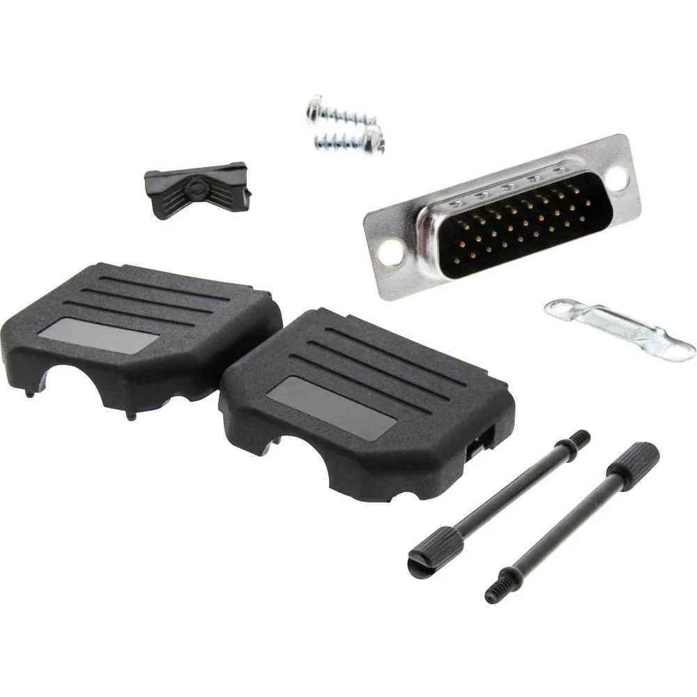 MH Connectors MHDPPK15HD26MS-K komplet D-Sub pinskih konektora 180 ° Broj polova (broj): 15 lemni kup 1 kom. slika