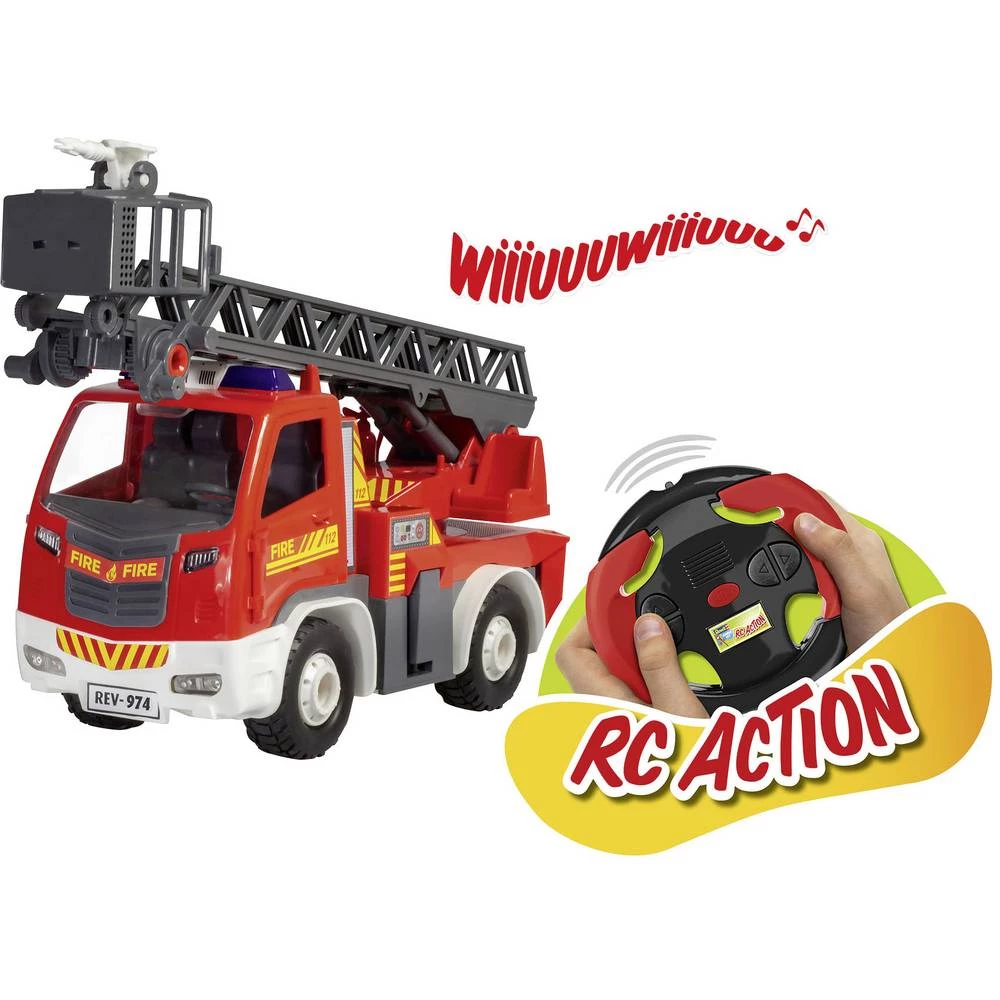 Revell 00974 Junior Kit RC Fire Ladder 1:20 rc funkcijski model za početnike električni vozilo hitne službe slika