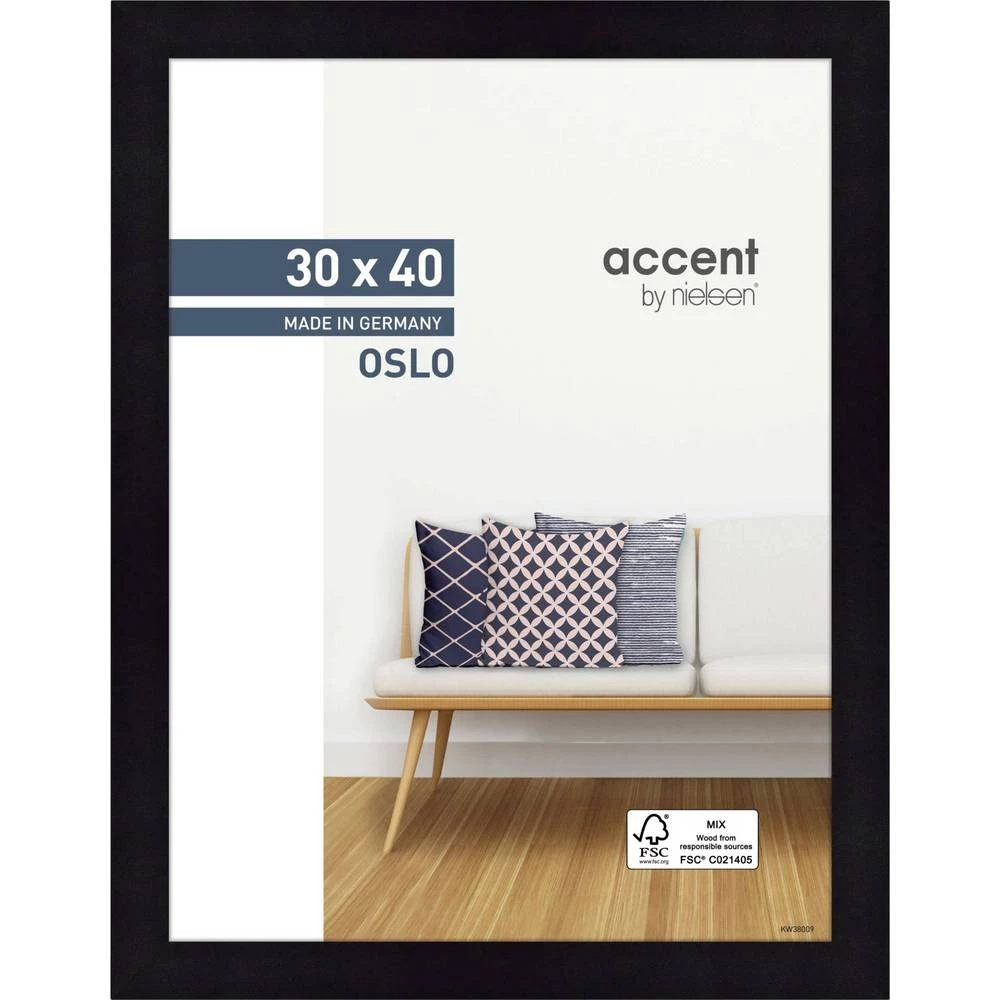 Nielsen Design 299302 izmjenjivi okvir za slike Format papira: 30 x 40 cm crna slika
