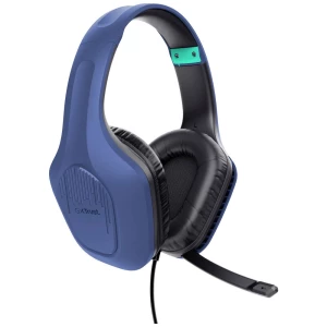 Trust GXT415B ZIROX igre Over Ear Headset žičani stereo plava boja slika