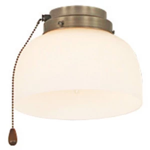 Svjetiljka za stropni ventilator CasaFan 8-II MA HALBKUGEL OFFEN Staklo (mat) slika