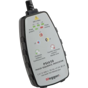 Megger PSI410 mjerač okretnog polja CAT IV 600 V LED, akustički slika
