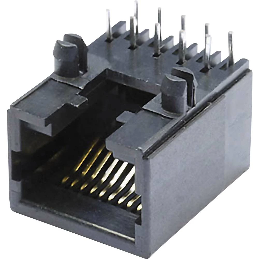 Ženski konektor, horizontalna ugradnja Crna econ connect MEB10/10PL 210 ST slika