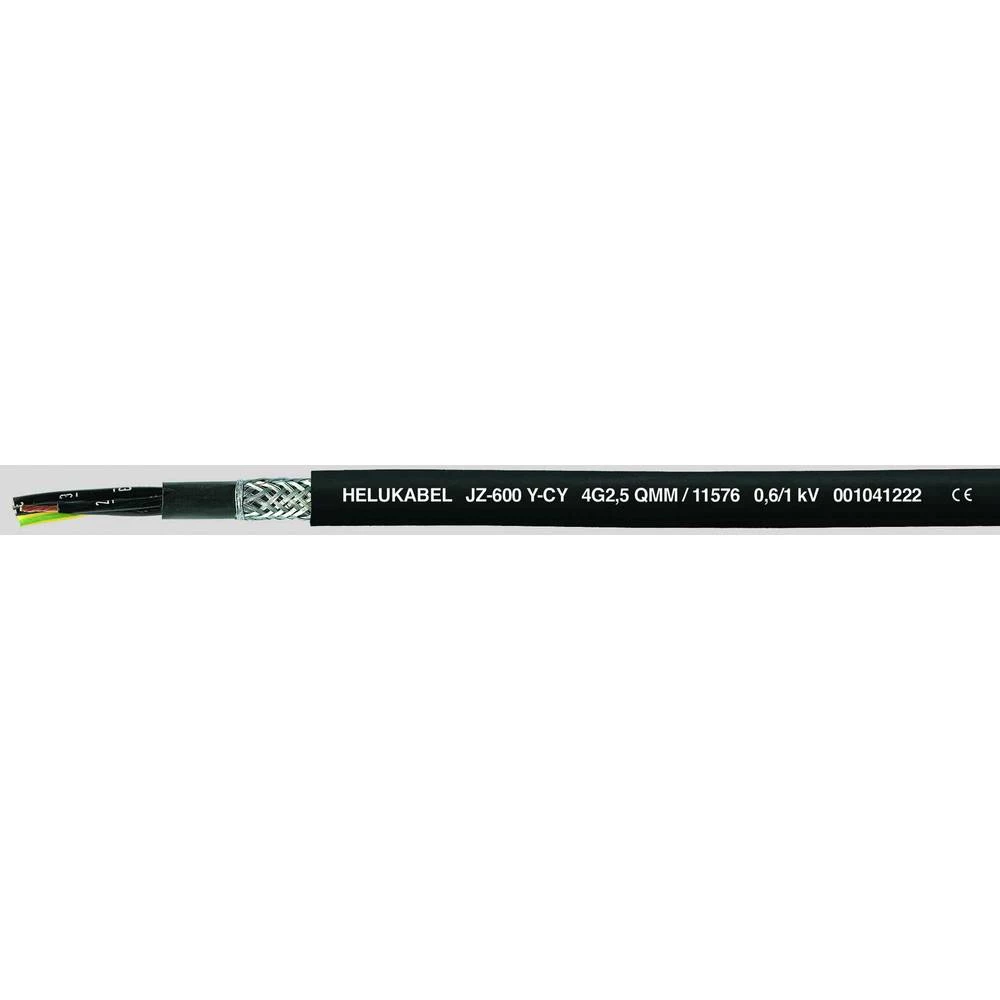 Helukabel JZ-600-Y-CY kontrolni vod 7 G 0.75 mm² crna 11494-1000 1000 m slika