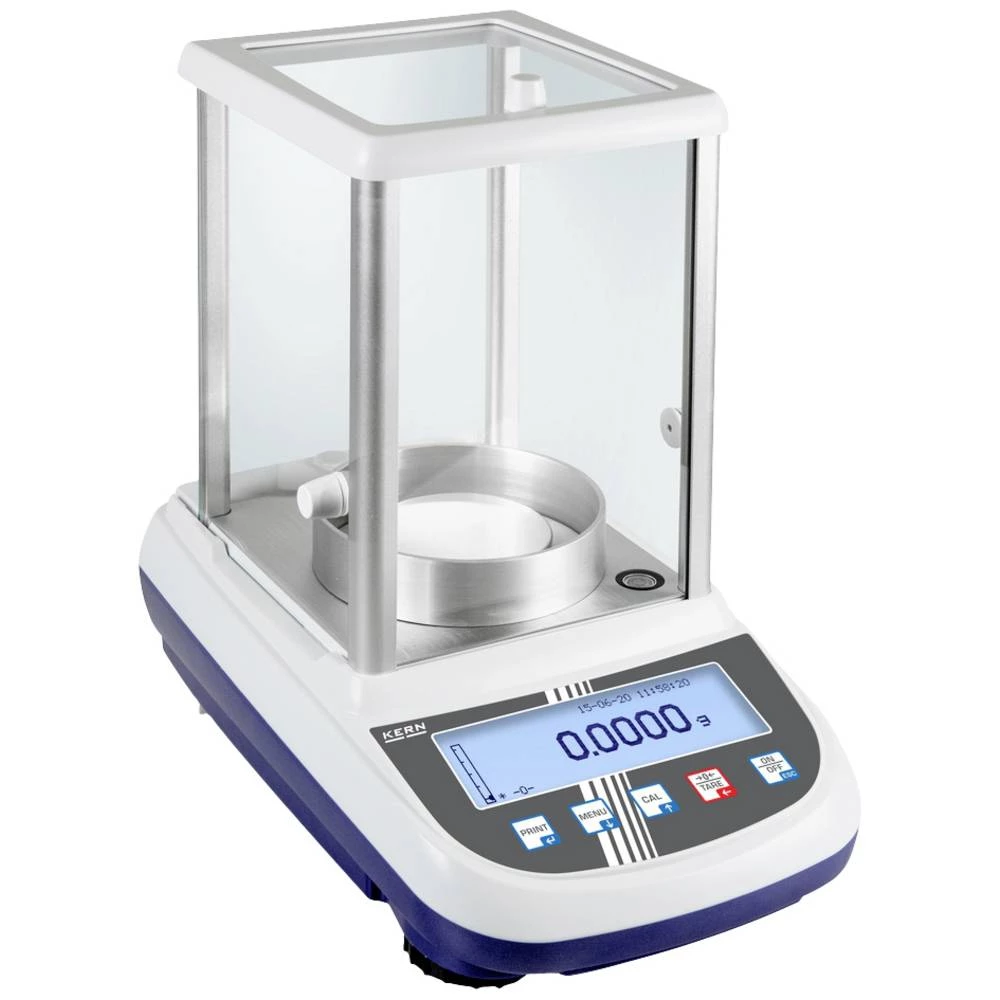 Kern ALJ 160-4AM analitička vaga  Opseg mjerenja (kg) 160 g Mogućnost očitanja 0.0001 g strujni pogon, putem utičnog punjača slika