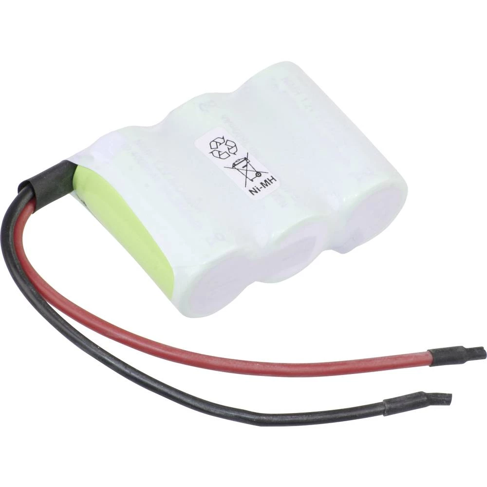 Aku-pack 3x Baby (C) Pogodan za visoke temperature, Kabel, Flat-Top NiMH Mexcel Reihe F1x3 3.6 V 4000 mAh slika
