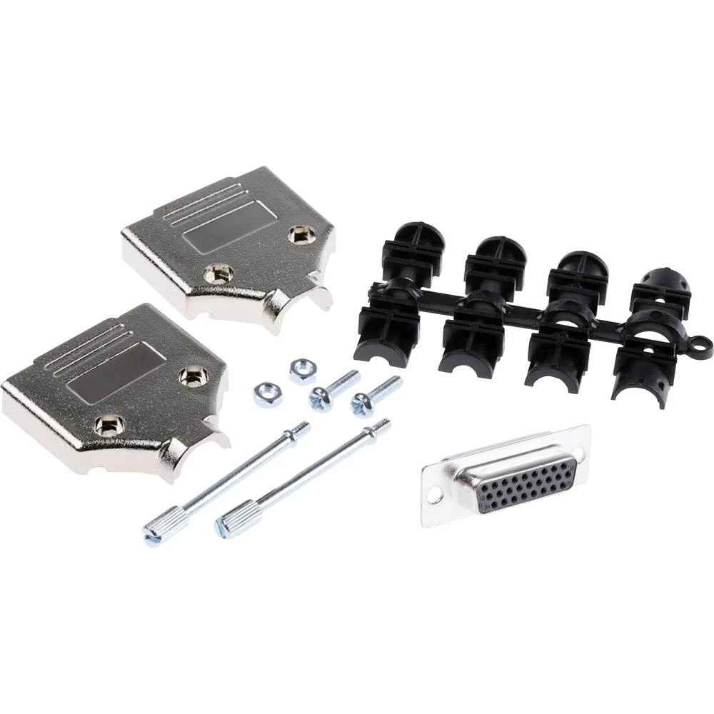 MH Connectors MHDTPK15HD26FS-K višestruki ženski konektor D-Sub komplet 180 ° Broj polova (broj): 15 lemni kup 1 kom. slika