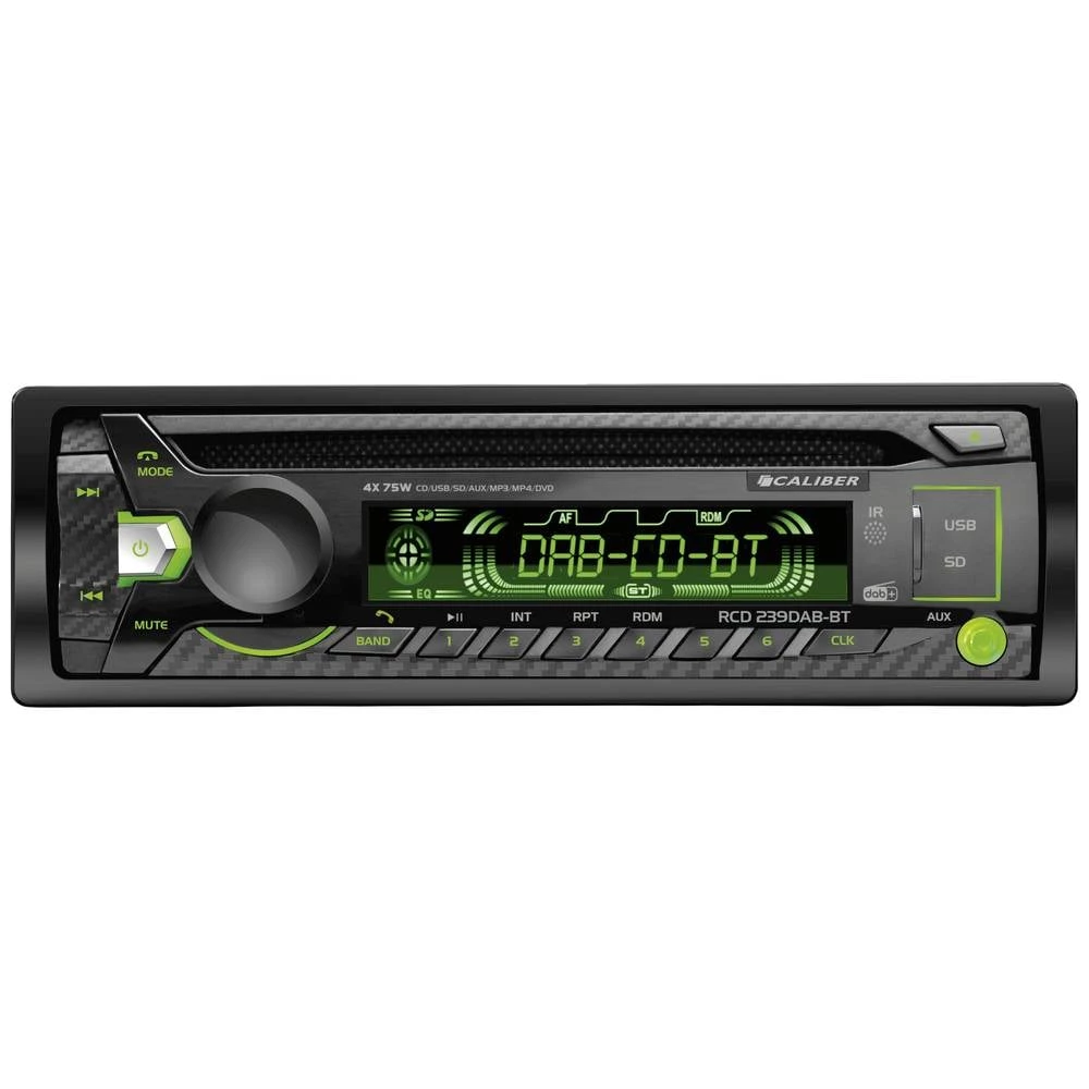Caliber RCD239DAB-BT autoradio DAB + tuner, Bluetooth® telefoniranje slobodnih ruku, sa daljinskim upravljačem slika
